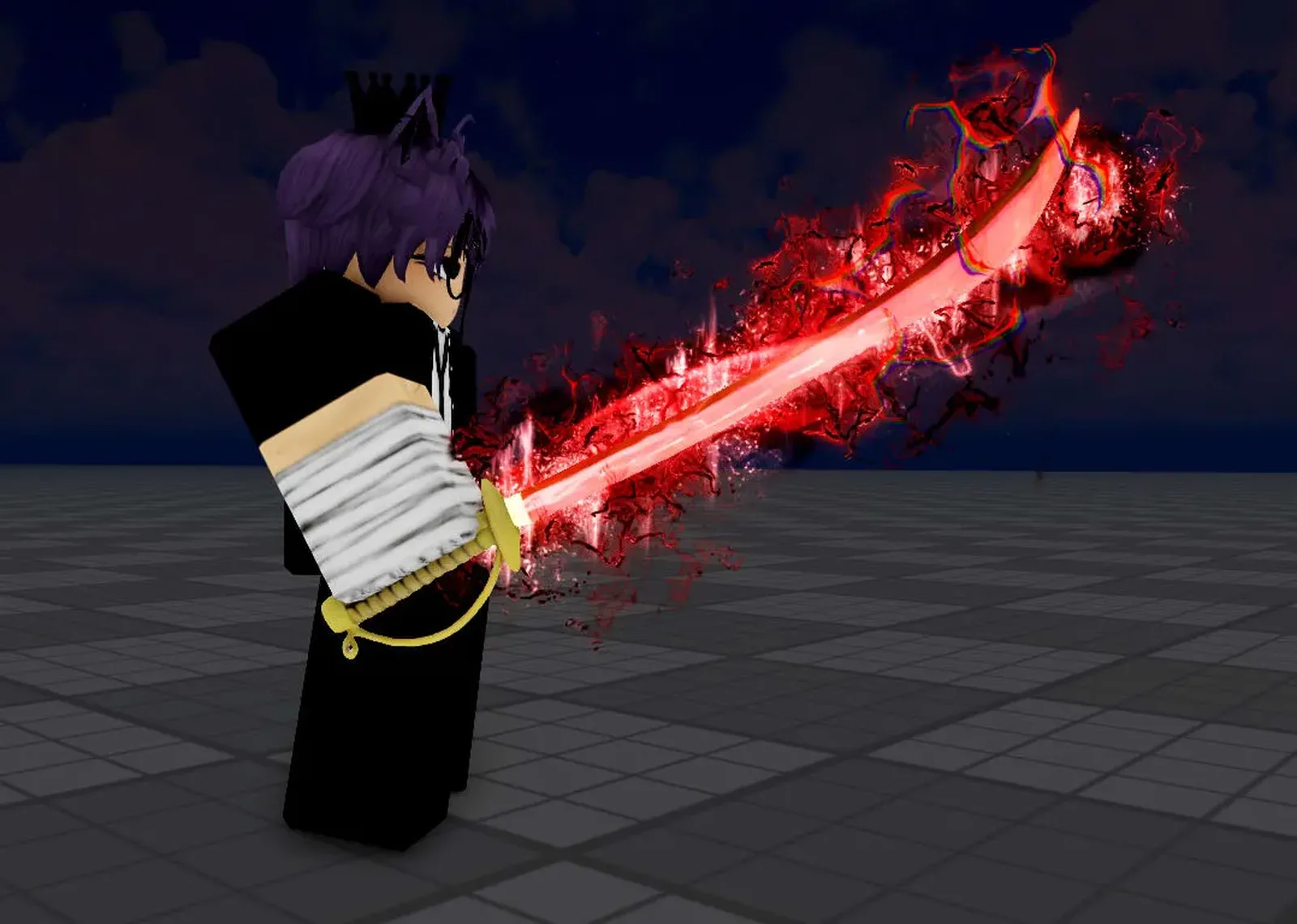Gol D. Roger — Sword Aura — Visual effect created by Nero for Roblox